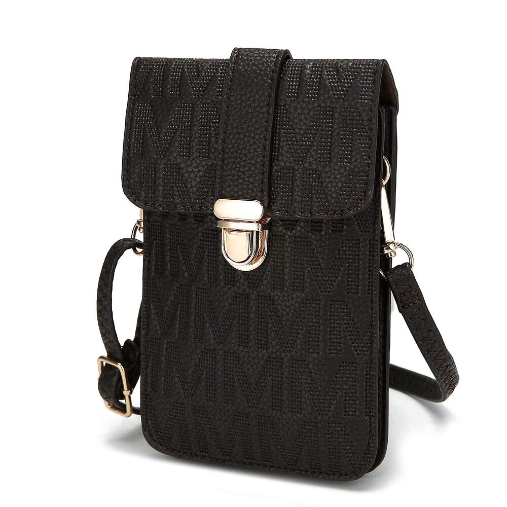 1006 MKF Small Crossbody Cell Phone Purse Wallet – PU Leather Cellphone Bag